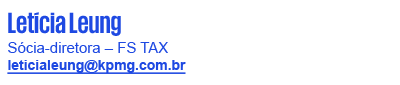 Leticia Leung - S&oacute;cia-diretora &ndash; FS TAX